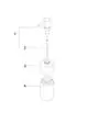 DORNBRACHT Spender , Standmodell SERIENNEUTRAL 84435970 Platin gebürstet, 84435970-06 Galeriebild 3